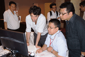 Bangkok training_Luca Dell'Oro with students
