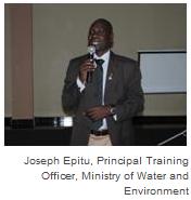 Joseph Epitu, Principal Training Officer, Ministry of Water and Environment