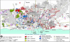 Somalia IDP camp map
