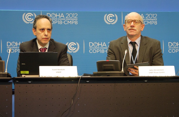 Yamil Bonduki, Manager, LECB Programme, UNDP and John Christensen, Director, UNEP Risø Center