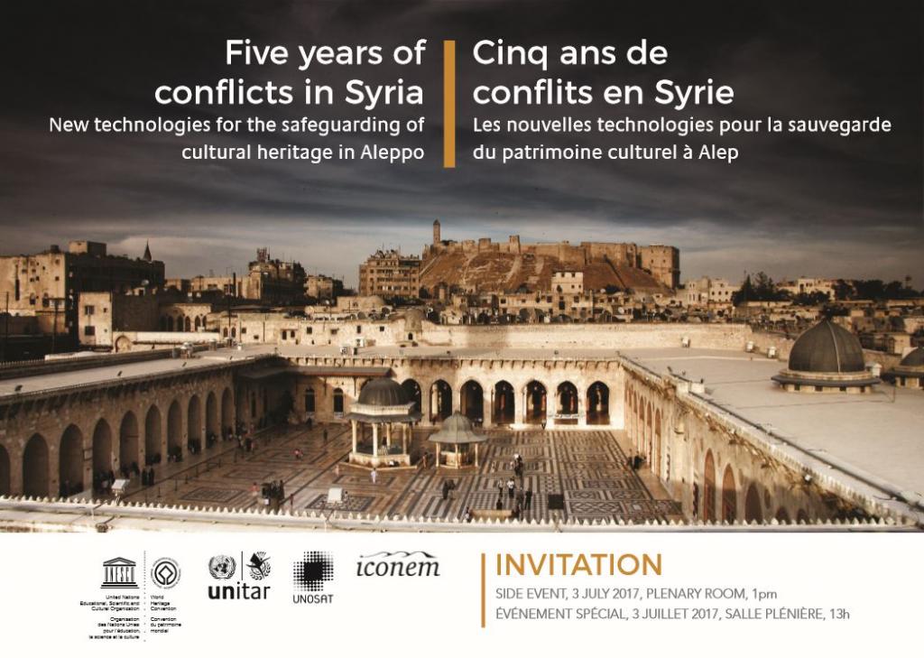 Five years on conflicts in Syria - New technologies for the safeguarding of cultural heritage in Aleppo