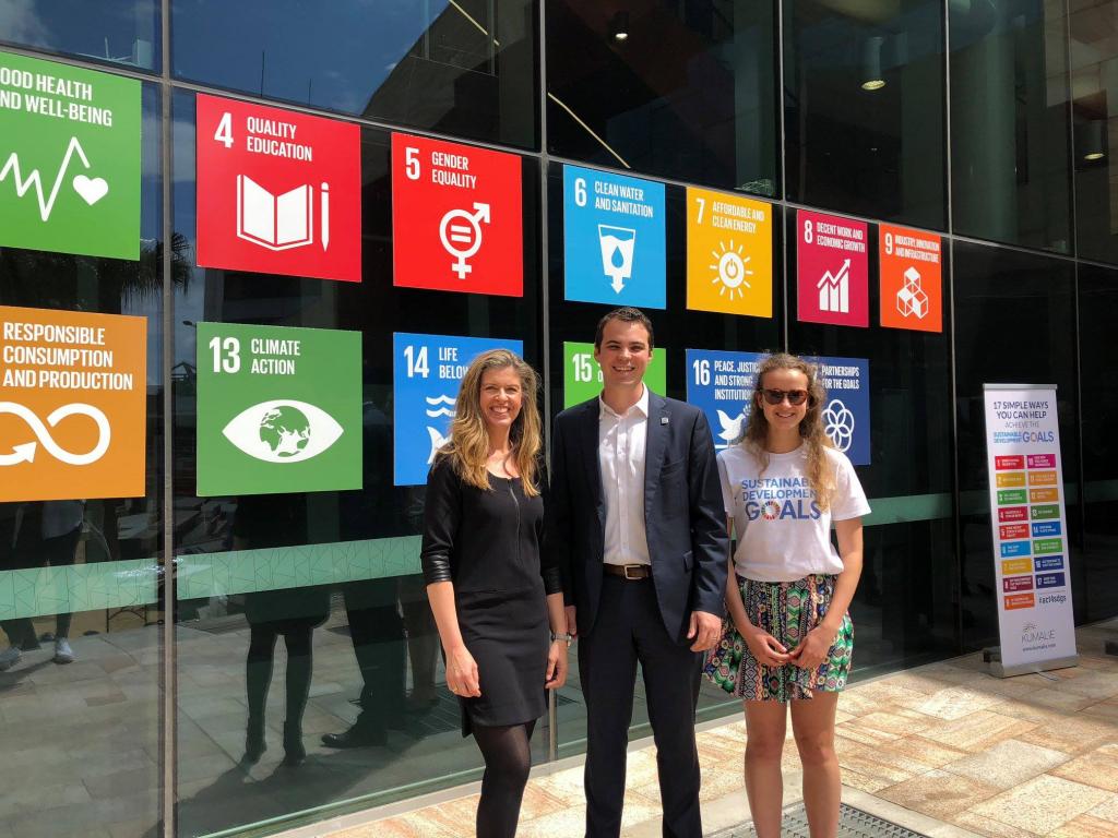 Students at University of Newcastle during the #ACT4SDGs event