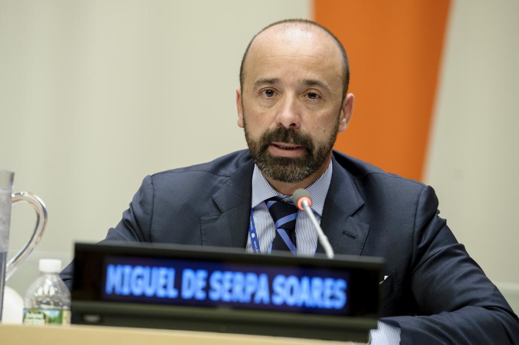 UN Legal Counsel Mr. Miguel de Serpa Soares. UN Photo/Manuel Elias. 
