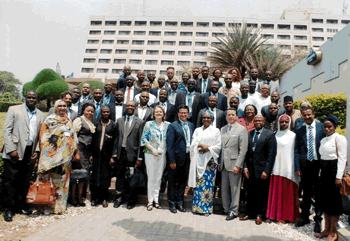learning conference in Abuja, participants