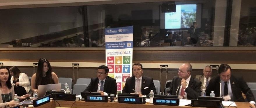 UNITAR at the first day of HLPF