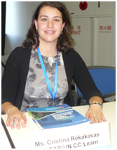 Ms. Cristina Rekakavas, UNITAR/UN CC:Learn at the conference