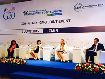 Speakers at the Migration and Development Forum in Turkey 2015