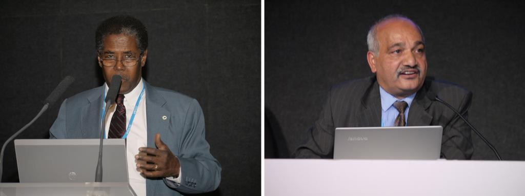 H.E. Djimé Adoum and Mr. Batu Uprety