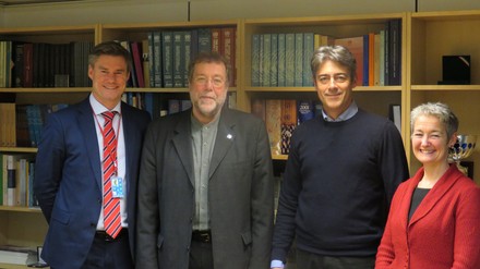 Einar Bjorgo, Nigel Press, Francesco Pisano and Liz Hughes