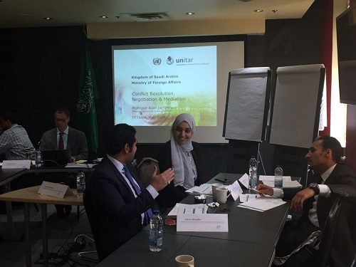 UNITAR workshop for Saudi diplomats