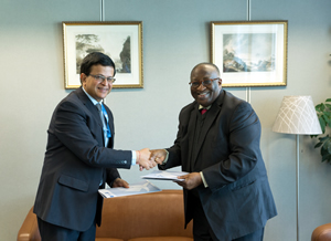 UNITAR and WAIFEM sign an agreement