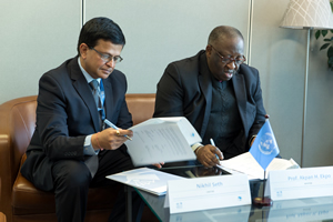 UNITAR and WAIFEM conclude an agreement