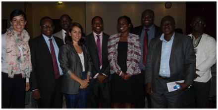 The UN CC:Learn team, including representatives from EPA, MESTI, UNDP, the UN CC:Learn Secretariat and Uganda.