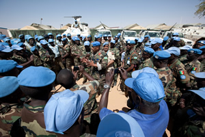 UNITAR contributes to Zambian Battalion Training for Diployment in Central African Republic
