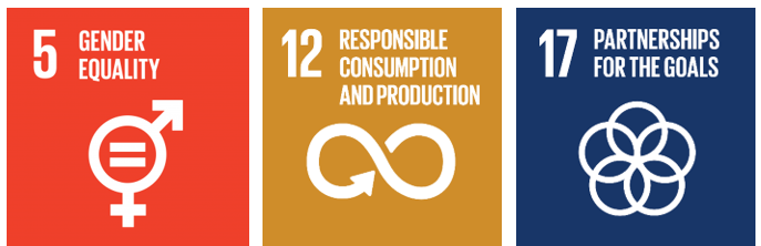 The students from Lyceé International de Ferney-Voltaire highlighted SDGs 5, 12 and 17.