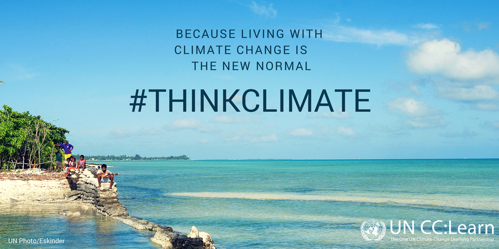 #ThinkClimate social media card