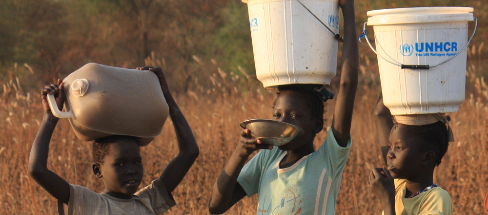 Children supported by UNHCR project