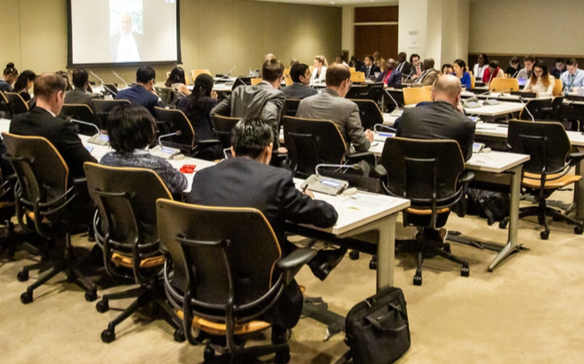 Delegates at the opening of the last day of the 5th Committee Briefing Delegates at the opening of the last day of the 5th Committee Briefing