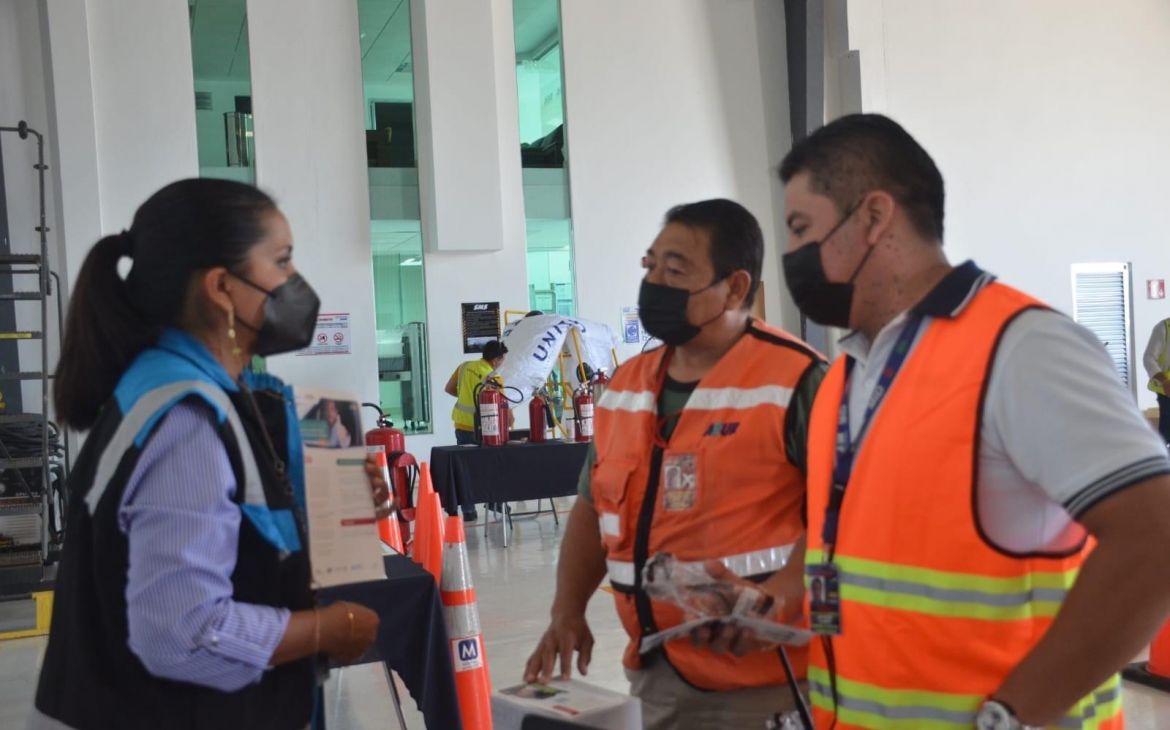 Merida International Airport raises awareness about the dangers of drinking and driving