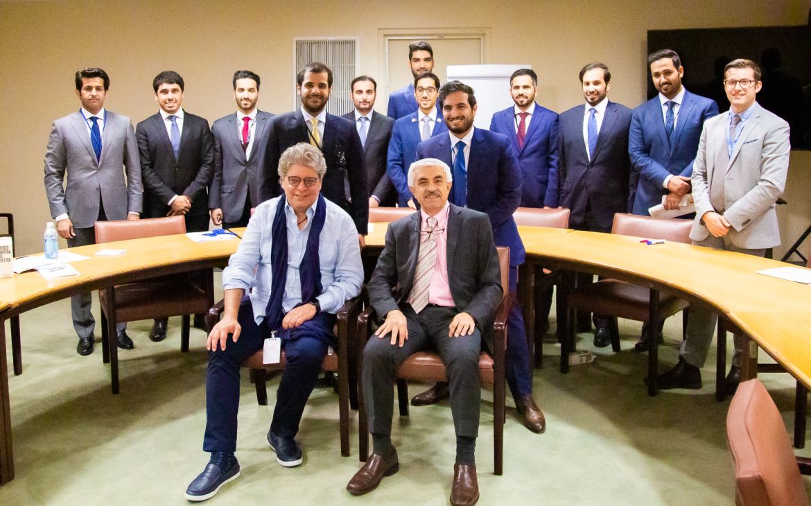 Qatar Delegates with Dr. Aldo Civico and Dr. Guido Bertucci