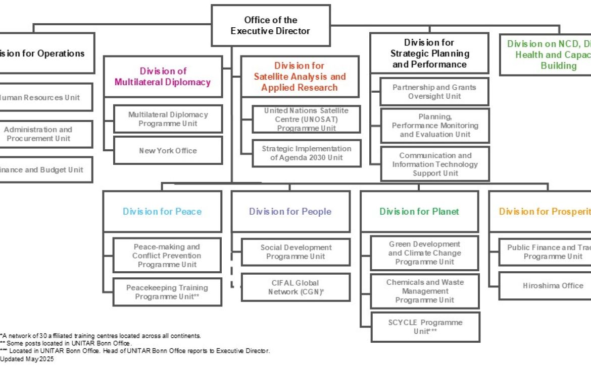 UNITAR Organizational Chart UNITAR Organizational Chart
