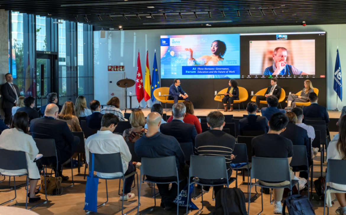 UNITAR and IE University Jointly Hosted a Forum on Artificial Intelligence