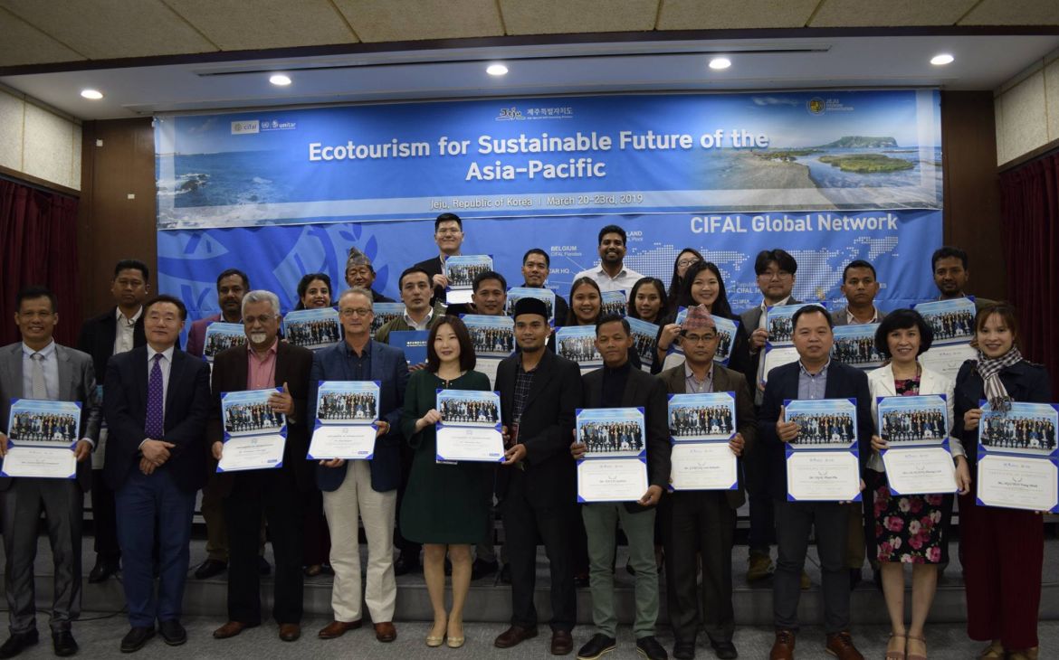 Workshop Ecotourism for a Sustainable Future of Asia-Pacific Certificate