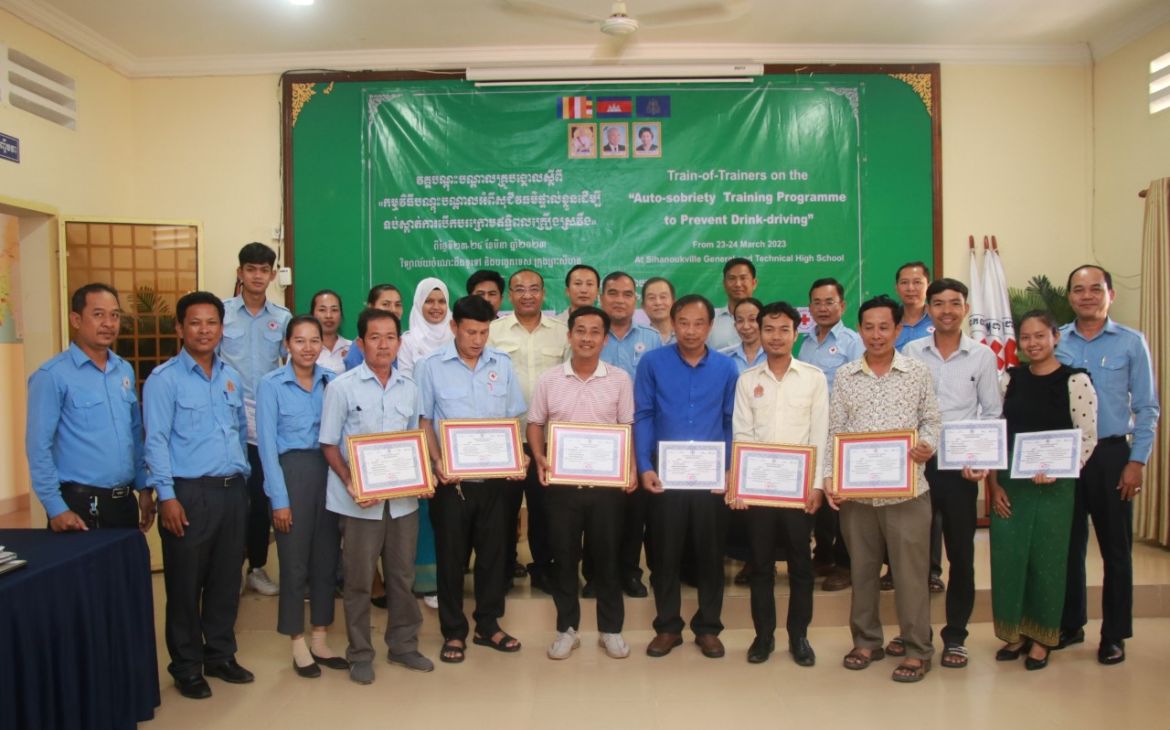 Cambodia’ Second Training of Trainers on the Autosobriety Training Programme to Prevent Drink-Driving 