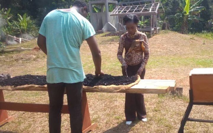 Vannie Djounguep's Inspiring Journey:Reshaping Gender Equality, Entrepreneurship, and Environmental Sustainability in Cameroon Vannie Djounguep working with Africa Resilience Association