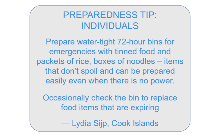 Preparedness Tips Preparedness Tips