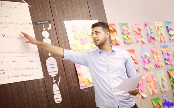 Hassan during TOT workshop by UNDP