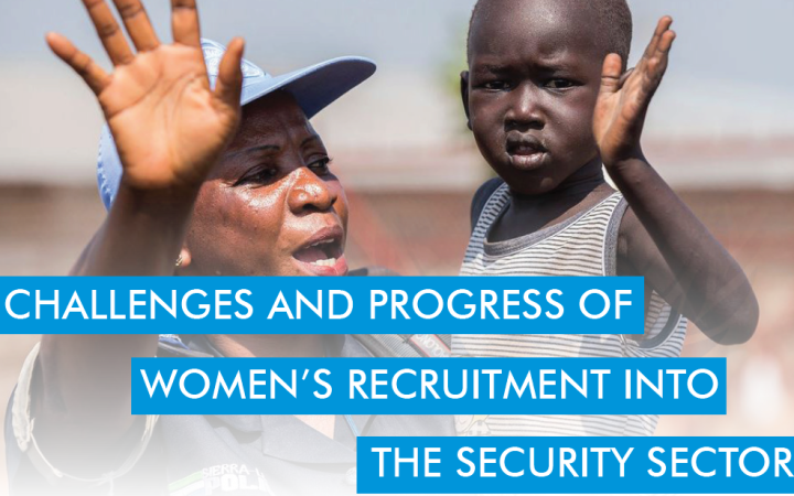 CoESPU Issue 1 2021 - Women's Recruitment in Peace and Security CoESPU Issue 1 2021 - Women's Recruitment in Peace and Security