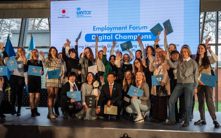 2023 “Bolstering Livelihoods: Digital Reskilling for Ukrainian Women Evacuees in Poland” graduation ceremony 2023 “Bolstering Livelihoods: Digital Reskilling for Ukrainian Women Evacuees in Poland” graduation ceremony