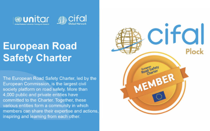 CIFAL Plock Joins The European Road Safety Charter to Exchange Knowledge in The EU