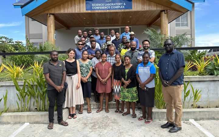 Group photos of the Solomon Island training  Group photos of the Solomon Island training