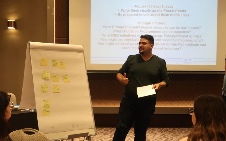 UNITAR Entrepreneurship Training Programme Participant's presentation