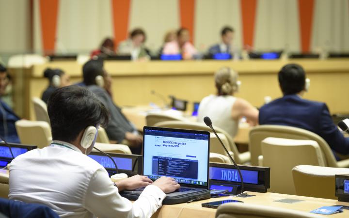 ECOSOC Briefing on HLPF on Sustainable Development