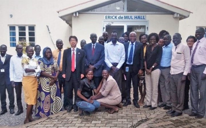 The 2017 Cycle Fellows with H.E. Ambassador Kiya The 2017 Cycle Fellows with H.E. Ambassador Kiya