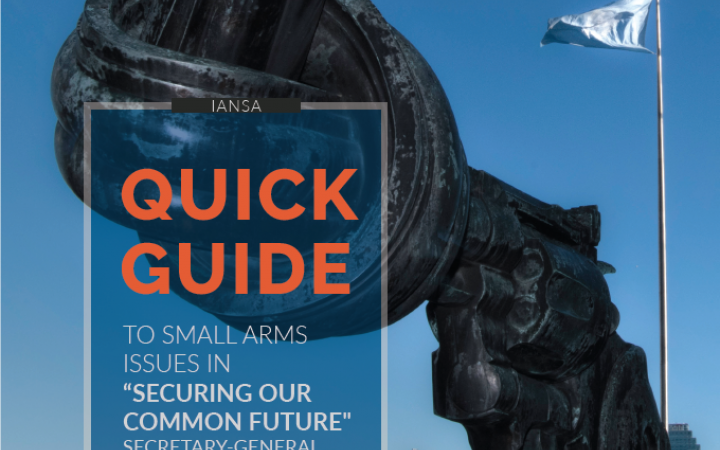 UNITAR, IANSA and UNSCAR publish IANSA: Quick Guide to Small Arms Issues in “Securing our Common Future”