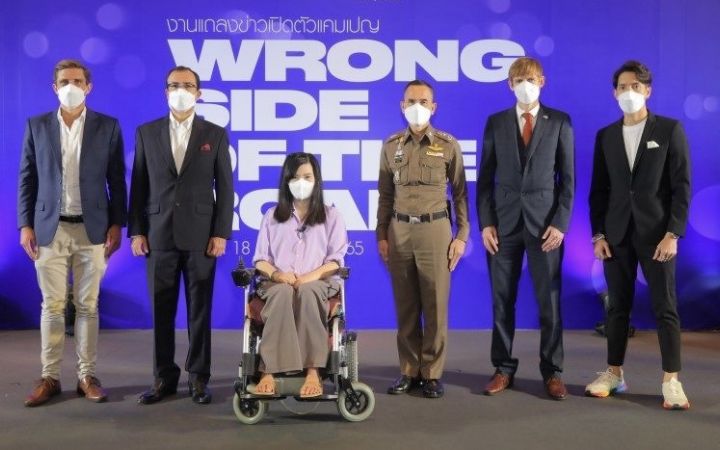 Wrong Side of the Road Educational Campaign Kicks-off in Thailand
