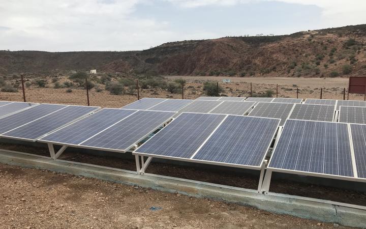 Solar panels in Djibouti
