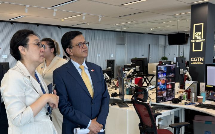 UNITAR Executive Director Meets China Global Television Network Leadership  UNITAR Executive Director Meets China Global Television Network Leadership