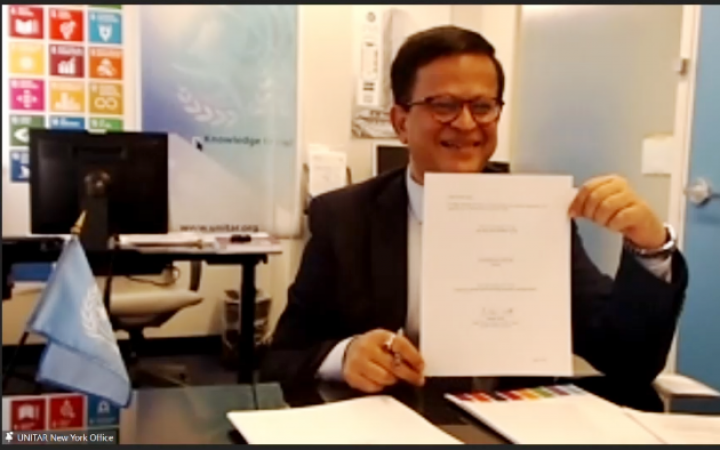 UNITAR and the Islamic Development Bank Sign MoU