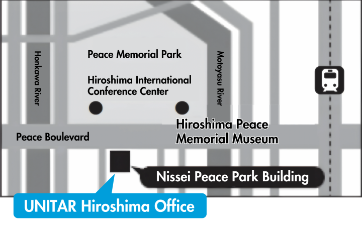 UNITAR Hiroshima Office Relocation Map