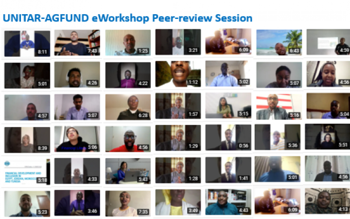 UNITAR-AGFUND eWorkshop Peer-review Session