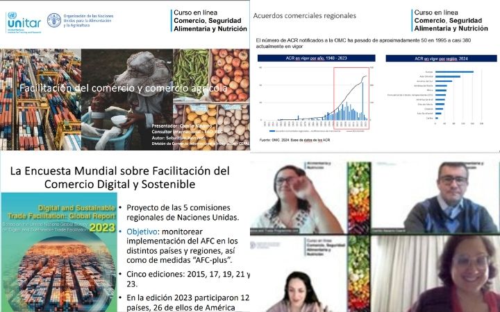 Images of flyers for the UNITAR-FAO Training and Online Webinar Images of flyers for the UNITAR-FAO Training and Online Webinar