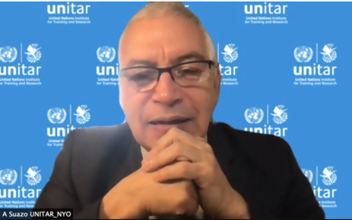 Mr. Marco A. Suazo, head of UNITAR office in New York
