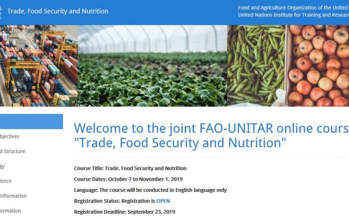 Trade, Food Security and Nutrition