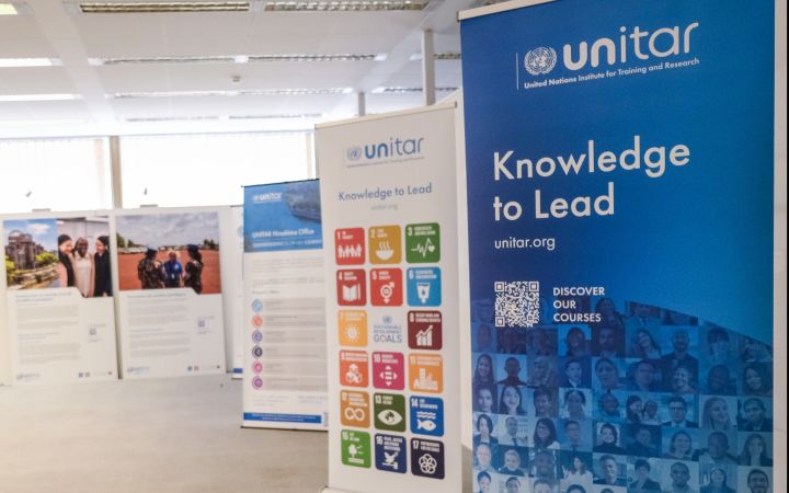 UNITAR at AidEx 2024 Exhibition UNITAR at AidEx 2024 Exhibition