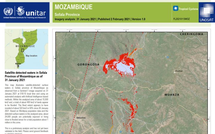 Map 31 Jan, Mozambique